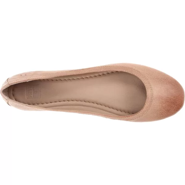 Frye Carson Ballet Flats for Women Featuring Premium Tumbled Leather with Leather Lining and Leather Outsole – 3/8" Heel