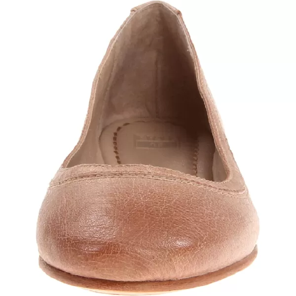 Frye Carson Ballet Flats for Women Featuring Premium Tumbled Leather with Leather Lining and Leather Outsole – 3/8" Heel