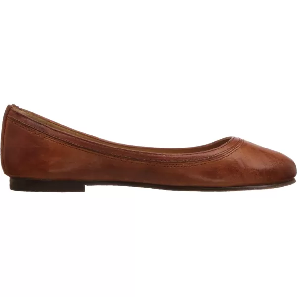 Frye Carson Ballet Flats for Women Featuring Premium Tumbled Leather with Leather Lining and Leather Outsole – 3/8" Heel