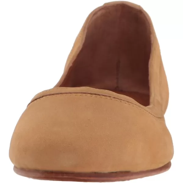 Frye Carson Ballet Flats for Women Featuring Premium Tumbled Leather with Leather Lining and Leather Outsole – 3/8" Heel