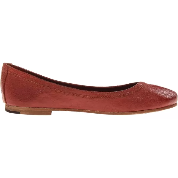 Frye Carson Ballet Flats for Women Featuring Premium Tumbled Leather with Leather Lining and Leather Outsole – 3/8" Heel