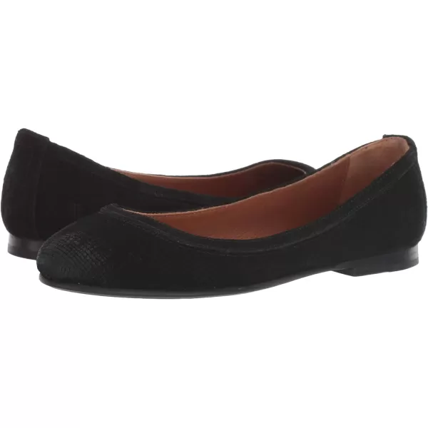 Frye Carson Ballet Flats for Women Featuring Premium Tumbled Leather with Leather Lining and Leather Outsole – 3/8" Heel