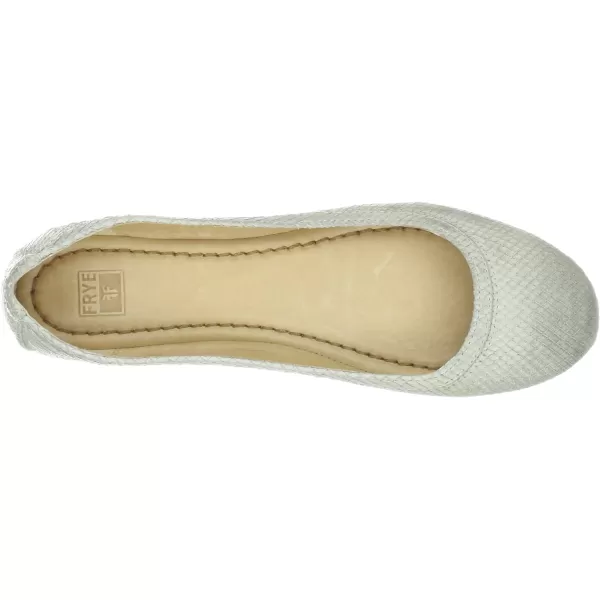 Frye Carson Ballet Flats for Women Featuring Premium Tumbled Leather with Leather Lining and Leather Outsole – 3/8" Heel