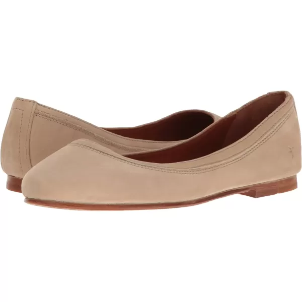 Frye Carson Ballet Flats for Women Featuring Premium Tumbled Leather with Leather Lining and Leather Outsole – 3/8" Heel