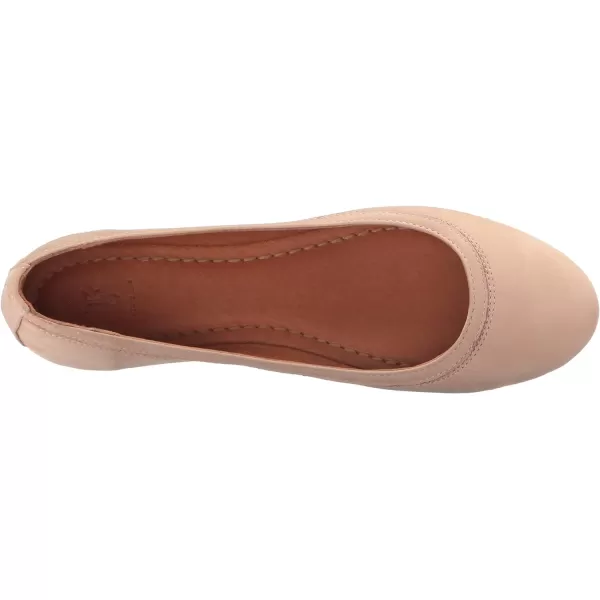 Frye Carson Ballet Flats for Women Featuring Premium Tumbled Leather with Leather Lining and Leather Outsole – 3/8" Heel