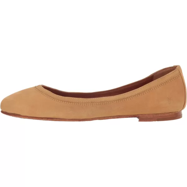 Frye Carson Ballet Flats for Women Featuring Premium Tumbled Leather with Leather Lining and Leather Outsole – 3/8" Heel