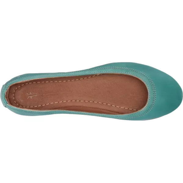 Frye Carson Ballet Flats for Women Featuring Premium Tumbled Leather with Leather Lining and Leather Outsole – 3/8" Heel