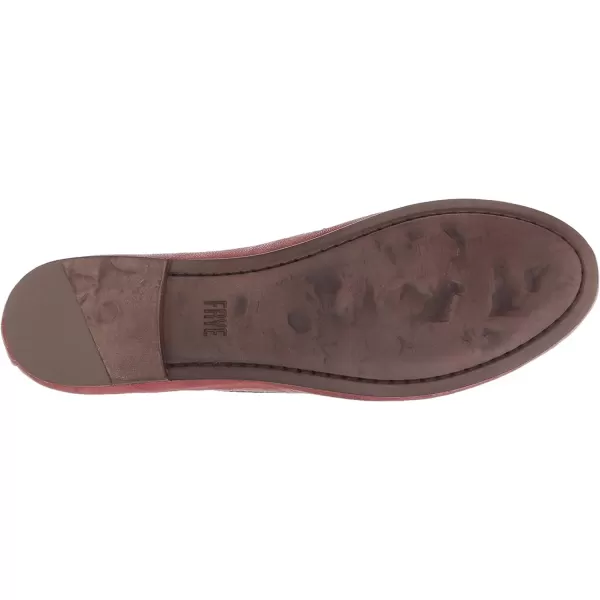 Frye Carson Ballet Flats for Women Featuring Premium Tumbled Leather with Leather Lining and Leather Outsole – 3/8" Heel