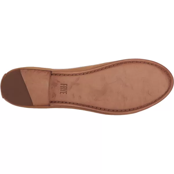 Frye Carson Ballet Flats for Women Featuring Premium Tumbled Leather with Leather Lining and Leather Outsole – 3/8" Heel