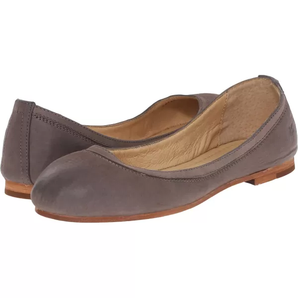 Frye Carson Ballet Flats for Women Featuring Premium Tumbled Leather with Leather Lining and Leather Outsole – 3/8" Heel