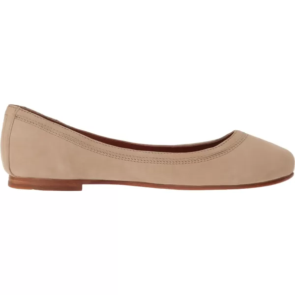 Frye Carson Ballet Flats for Women Featuring Premium Tumbled Leather with Leather Lining and Leather Outsole – 3/8" Heel