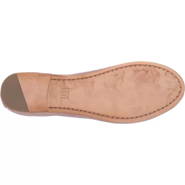 Frye Carson Ballet Flats for Women Featuring Premium Tumbled Leather with Leather Lining and Leather Outsole – 3/8" Heel