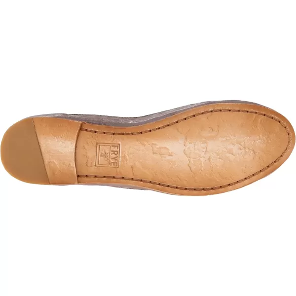 Frye Carson Ballet Flats for Women Featuring Premium Tumbled Leather with Leather Lining and Leather Outsole – 3/8" Heel