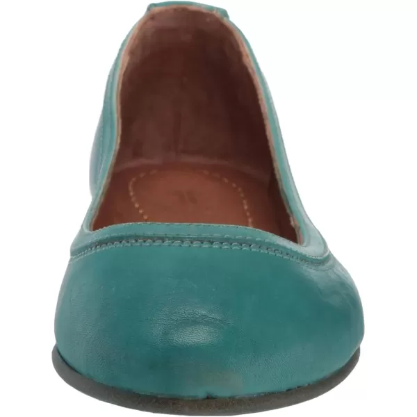 Frye Carson Ballet Flats for Women Featuring Premium Tumbled Leather with Leather Lining and Leather Outsole – 3/8" Heel