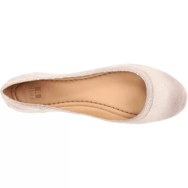 Frye Carson Ballet Flats for Women Featuring Premium Tumbled Leather with Leather Lining and Leather Outsole – 3/8" Heel