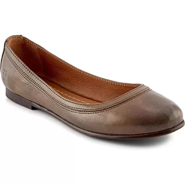 Frye Carson Ballet Flats for Women Featuring Premium Tumbled Leather with Leather Lining and Leather Outsole – 3/8" Heel