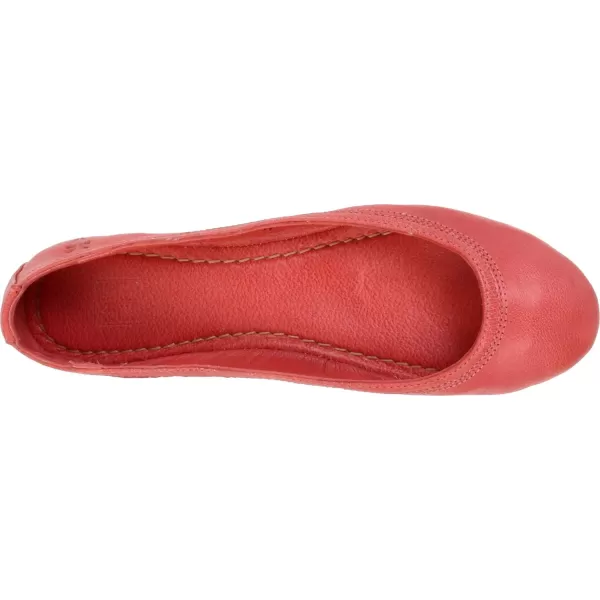 Frye Carson Ballet Flats for Women Featuring Premium Tumbled Leather with Leather Lining and Leather Outsole – 3/8" Heel