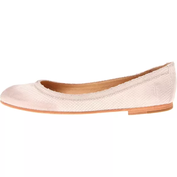 Frye Carson Ballet Flats for Women Featuring Premium Tumbled Leather with Leather Lining and Leather Outsole – 3/8" Heel