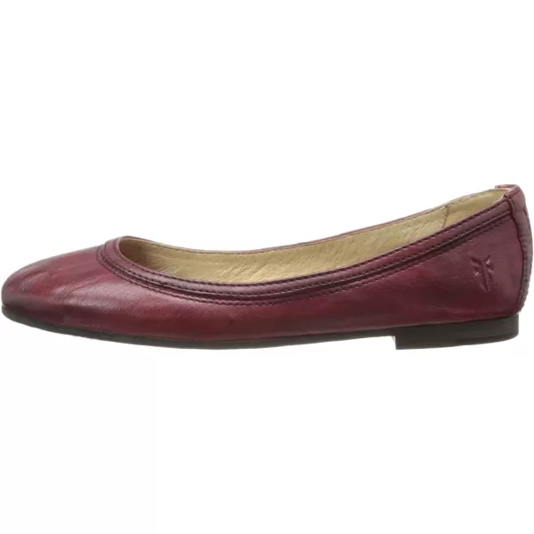 Frye Carson Ballet Flats for Women Featuring Premium Tumbled Leather with Leather Lining and Leather Outsole – 3/8" Heel