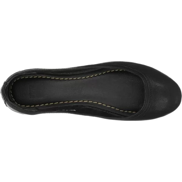 Frye Carson Ballet Flats for Women Featuring Premium Tumbled Leather with Leather Lining and Leather Outsole – 3/8" Heel