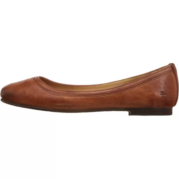 Frye Carson Ballet Flats for Women Featuring Premium Tumbled Leather with Leather Lining and Leather Outsole – 3/8" Heel