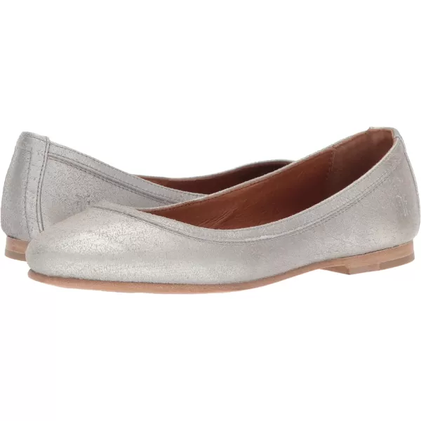 Frye Carson Ballet Flats for Women Featuring Premium Tumbled Leather with Leather Lining and Leather Outsole – 3/8" Heel