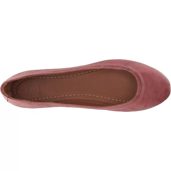 Frye Carson Ballet Flats for Women Featuring Premium Tumbled Leather with Leather Lining and Leather Outsole – 3/8" Heel