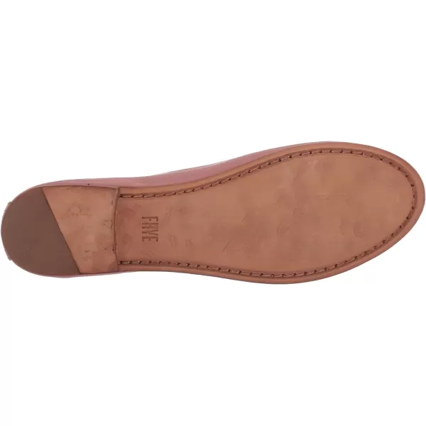 Frye Carson Ballet Flats for Women Featuring Premium Tumbled Leather with Leather Lining and Leather Outsole – 3/8" Heel