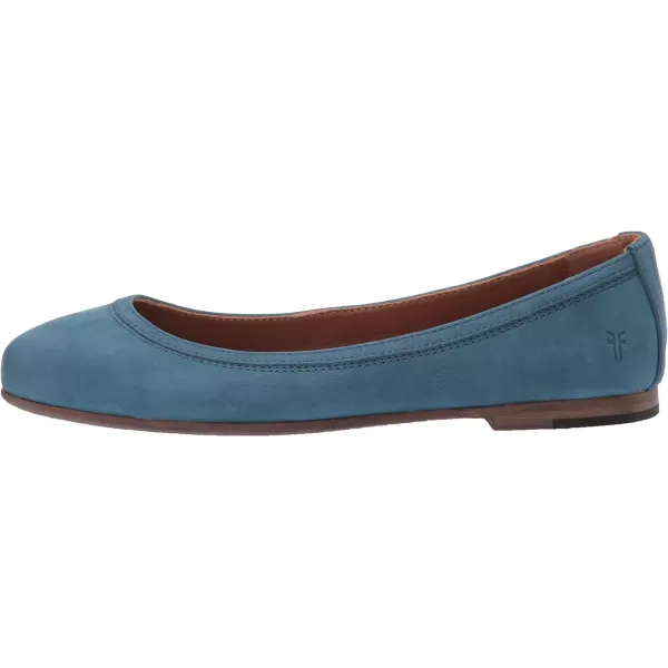 Frye Carson Ballet Flats for Women Featuring Premium Tumbled Leather with Leather Lining and Leather Outsole – 3/8" Heel