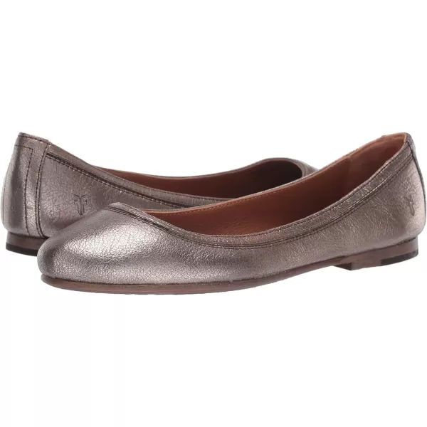 Frye Carson Ballet Flats for Women Featuring Premium Tumbled Leather with Leather Lining and Leather Outsole – 3/8" Heel