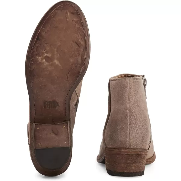 Frye Carson Piping Booties for Women Made from Soft Full-Grain Leather with Signature Western-Inspired Piping Detail and Supple Leather Lining – 4” Shaft Height)