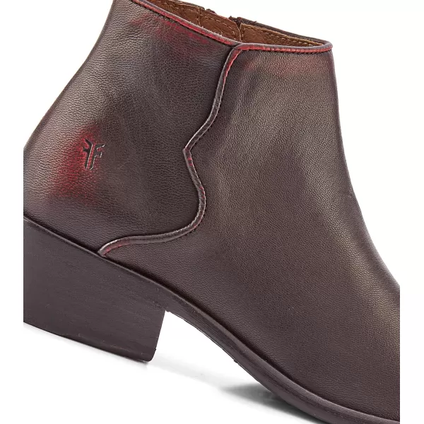 Frye Carson Piping Booties for Women Made from Soft Full-Grain Leather with Signature Western-Inspired Piping Detail and Supple Leather Lining – 4” Shaft Height