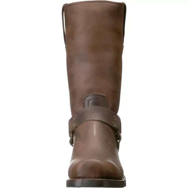 Frye Harness 12R Boots for Men with Oiled-Leather Upper, Goodyear Welt Construction, Stacked Leather Heel, and Nickel Hardware – 12” Shaft Height