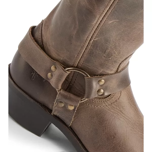 Frye Harness 12R Boots for Women Crafted with Italian Leather with Goodyear Welt Construction, Durable Rubber Outsole, and Nickel &amp; Brass Hardware – 11 ½” Shaft Height