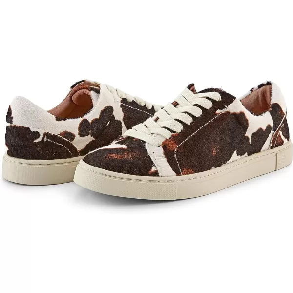 Frye Ivy Low Lace Sneakers for Women Crafted from Soft, Vintage Italian Leather with Removable Molded Footbed, Leather Lining, and Contrast White Rubber Outsoles)