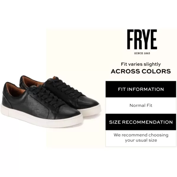 Frye Ivy Low Lace Sneakers for Women Crafted from Soft, Vintage Italian Leather with Removable Molded Footbed, Leather Lining, and Contrast White Rubber Outsoles