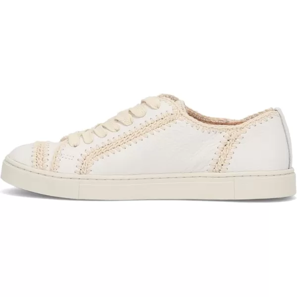 Frye Ivy Low Lace Sneakers for Women Crafted from Soft, Vintage Italian Leather with Removable Molded Footbed, Leather Lining, and Contrast White Rubber Outsoles