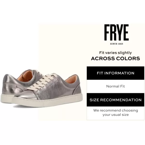 Frye Ivy Low Lace Sneakers for Women Crafted from Soft, Vintage Italian Leather with Removable Molded Footbed, Leather Lining, and Contrast White Rubber Outsoles)