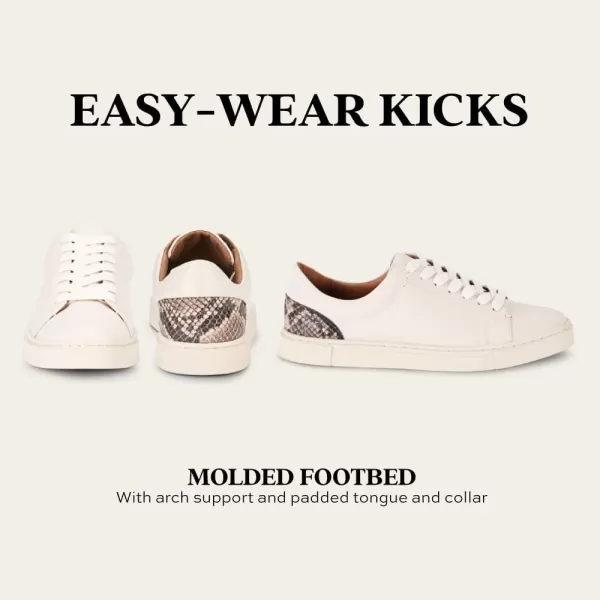Frye Ivy Low Lace Sneakers for Women Crafted from Soft, Vintage Italian Leather with Removable Molded Footbed, Leather Lining, and Contrast White Rubber Outsoles)