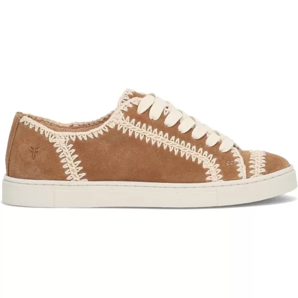 Frye Ivy Low Lace Sneakers for Women Crafted from Soft, Vintage Italian Leather with Removable Molded Footbed, Leather Lining, and Contrast White Rubber Outsoles