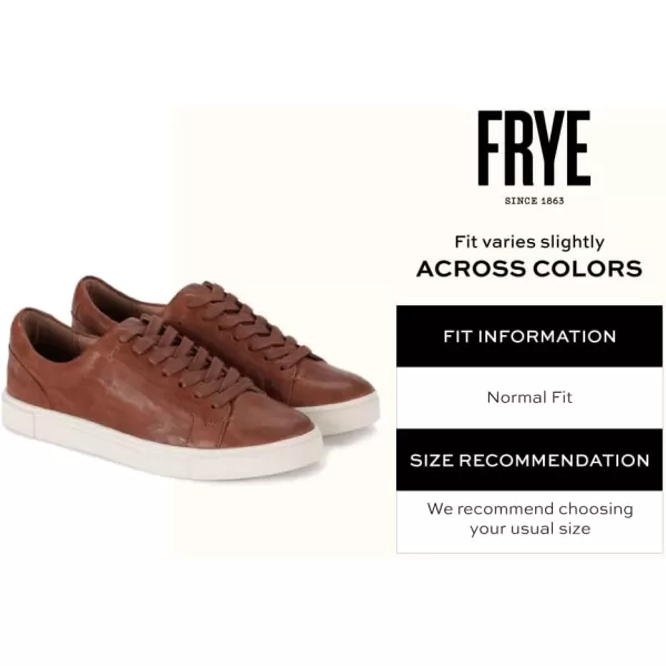 Frye Ivy Low Lace Sneakers for Women Crafted from Soft, Vintage Italian Leather with Removable Molded Footbed, Leather Lining, and Contrast White Rubber Outsoles)