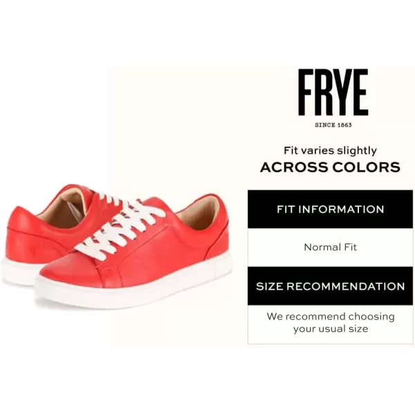 Frye Ivy Low Lace Sneakers for Women Crafted from Soft, Vintage Italian Leather with Removable Molded Footbed, Leather Lining, and Contrast White Rubber Outsoles)