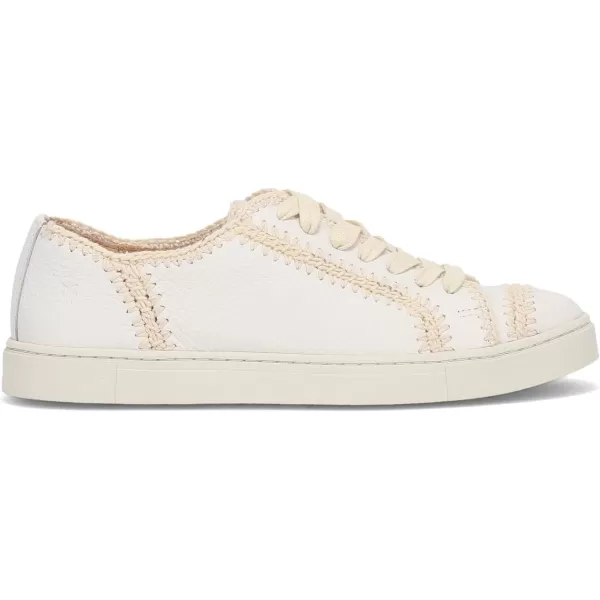 Frye Ivy Low Lace Sneakers for Women Crafted from Soft, Vintage Italian Leather with Removable Molded Footbed, Leather Lining, and Contrast White Rubber Outsoles