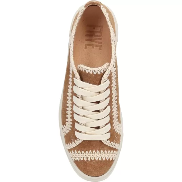 Frye Ivy Low Lace Sneakers for Women Crafted from Soft, Vintage Italian Leather with Removable Molded Footbed, Leather Lining, and Contrast White Rubber Outsoles