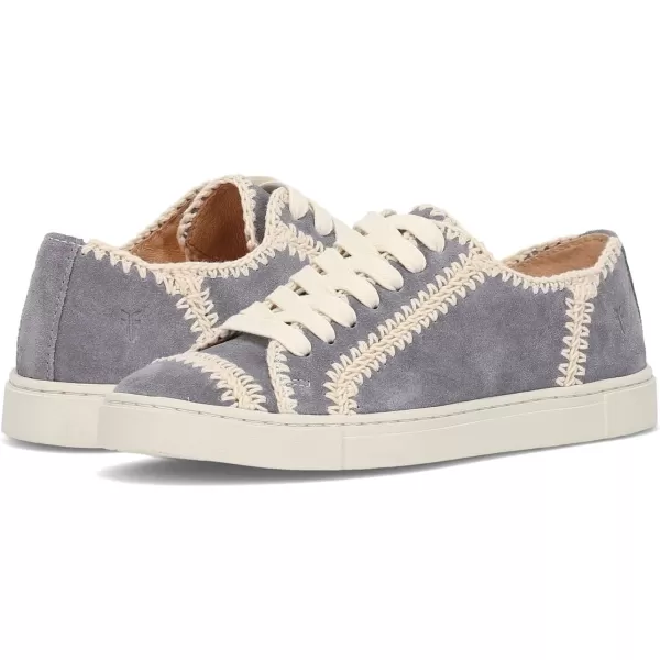 Frye Ivy Low Lace Sneakers for Women Crafted from Soft, Vintage Italian Leather with Removable Molded Footbed, Leather Lining, and Contrast White Rubber Outsoles