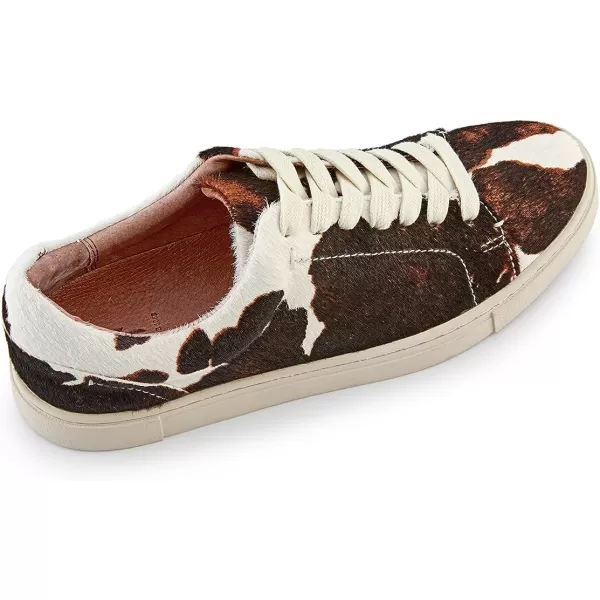 Frye Ivy Low Lace Sneakers for Women Crafted from Soft, Vintage Italian Leather with Removable Molded Footbed, Leather Lining, and Contrast White Rubber Outsoles)