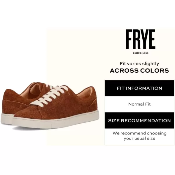 Frye Ivy Low Lace Sneakers for Women Crafted from Soft, Vintage Italian Leather with Removable Molded Footbed, Leather Lining, and Contrast White Rubber Outsoles)