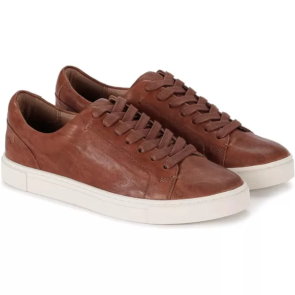 Frye Ivy Low Lace Sneakers for Women Crafted from Soft, Vintage Italian Leather with Removable Molded Footbed, Leather Lining, and Contrast White Rubber Outsoles)