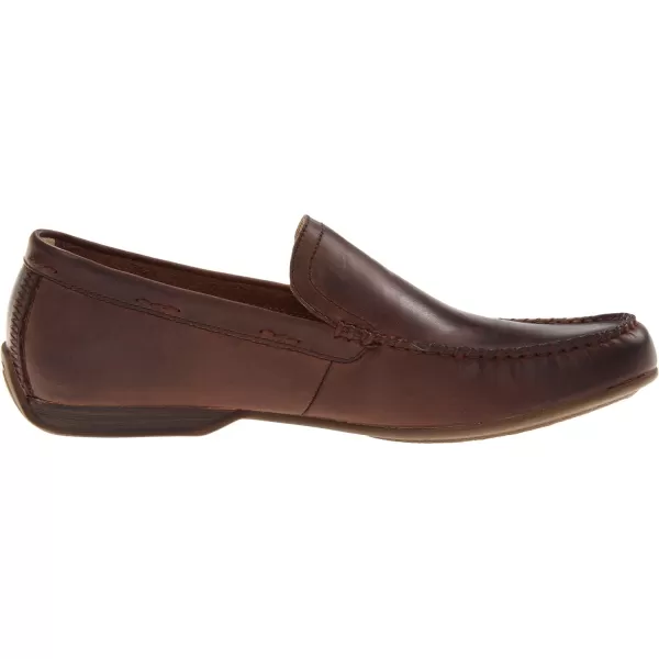 Frye Lewis Venetian Loafers for Men Hand-Crafted with Antique Pull-Up Leather with Moccasin Construction, Full Rubber Outsole, and Modified Heel – ¾” Heel Height