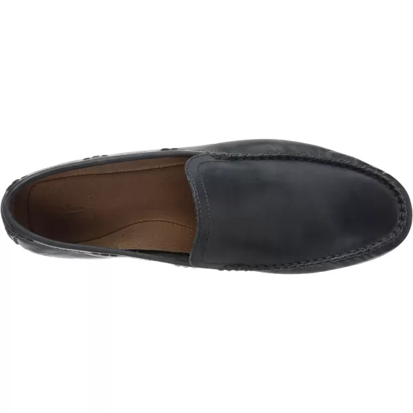 Frye Lewis Venetian Loafers for Men Hand-Crafted with Antique Pull-Up Leather with Moccasin Construction, Full Rubber Outsole, and Modified Heel – ¾” Heel Height